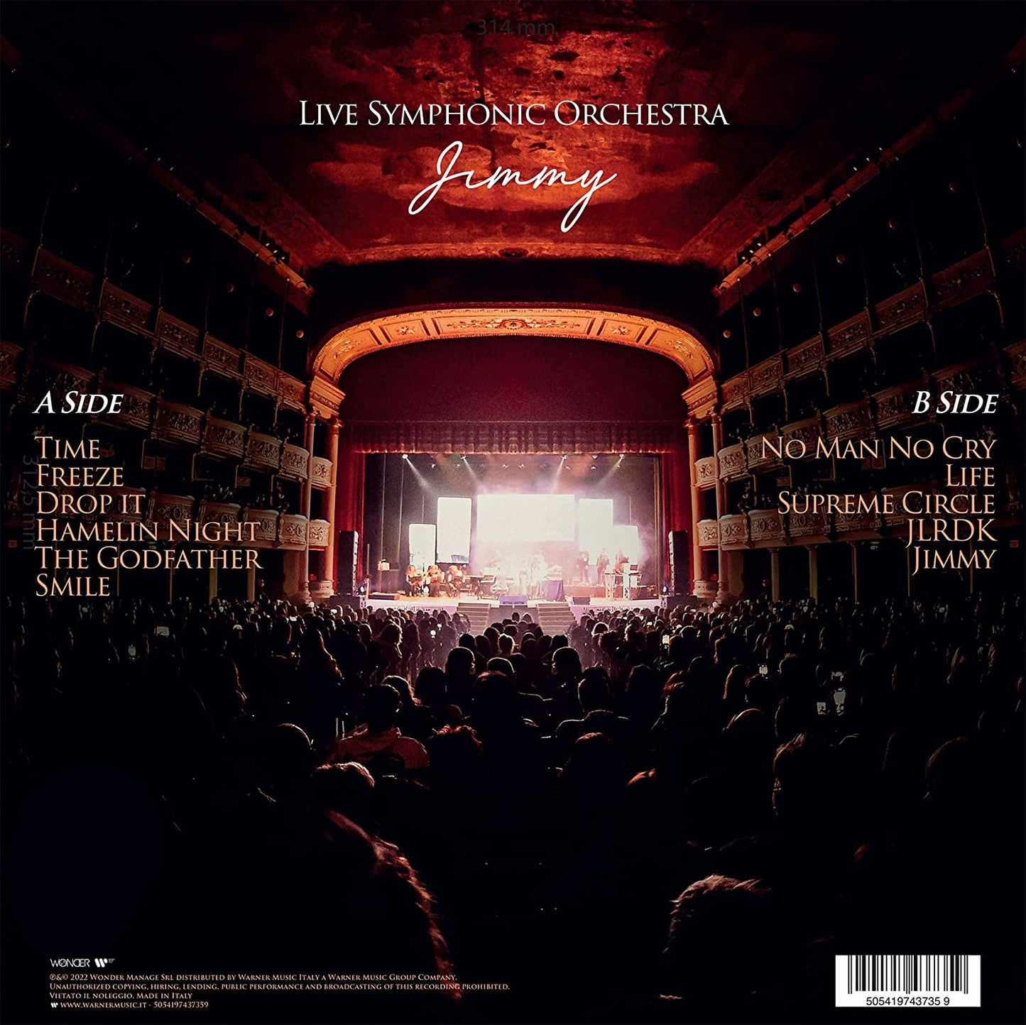 Jimmy Live Symphonic Orchestra – Vinyl
